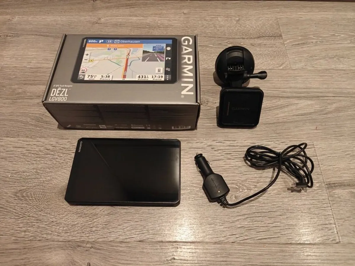 Garmin LGV800 HGV sat nav - Eircodes - Europe map - Image 1