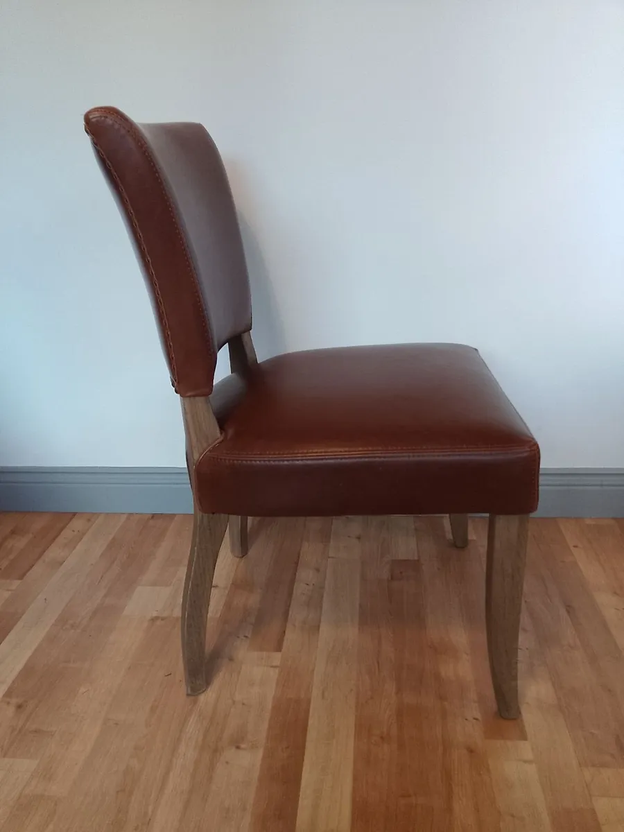 Leather Dining Room Chair - Image 1