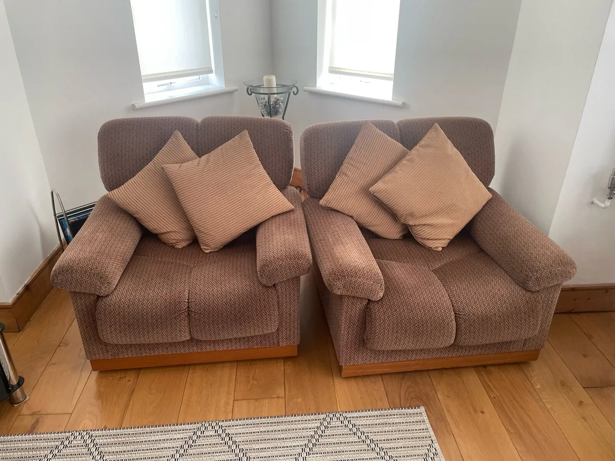 G Plan mid century 3 piece suite - Image 2