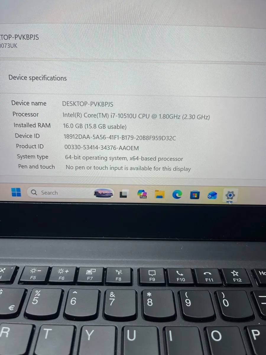 Lenovo Thinkpad i7 pro 16/512 Windows 11 - Image 4