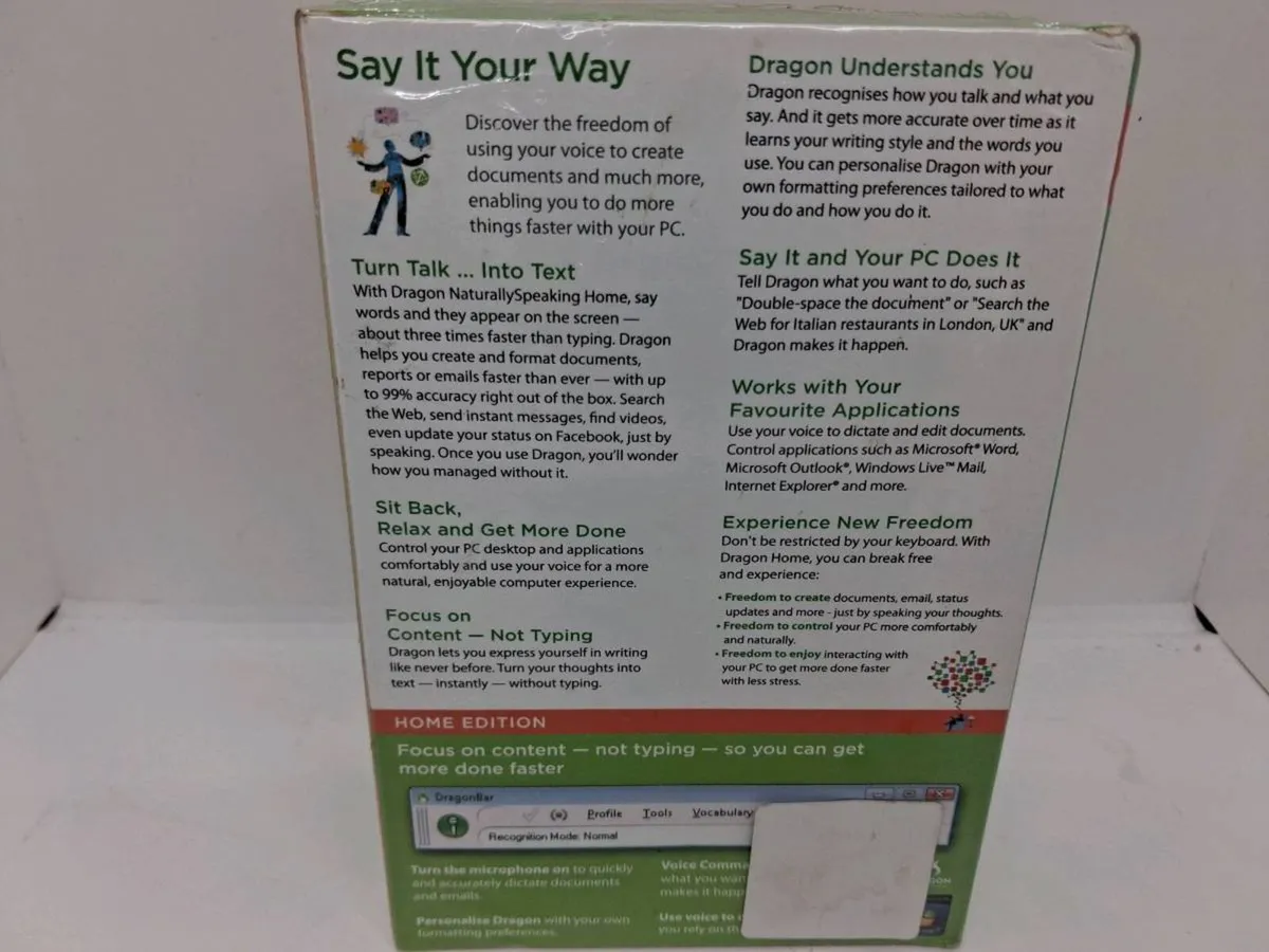 Postage- Dragon Naturally Speaking Home Version 11 - Image 3