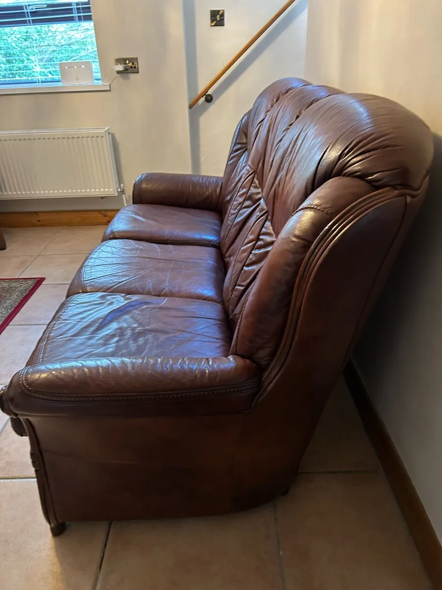 Leather Sofa - Image 2