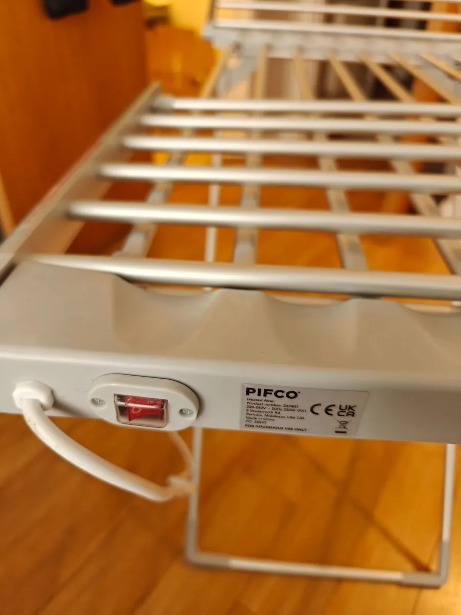 Heated electric clothes drying rack - Image 2