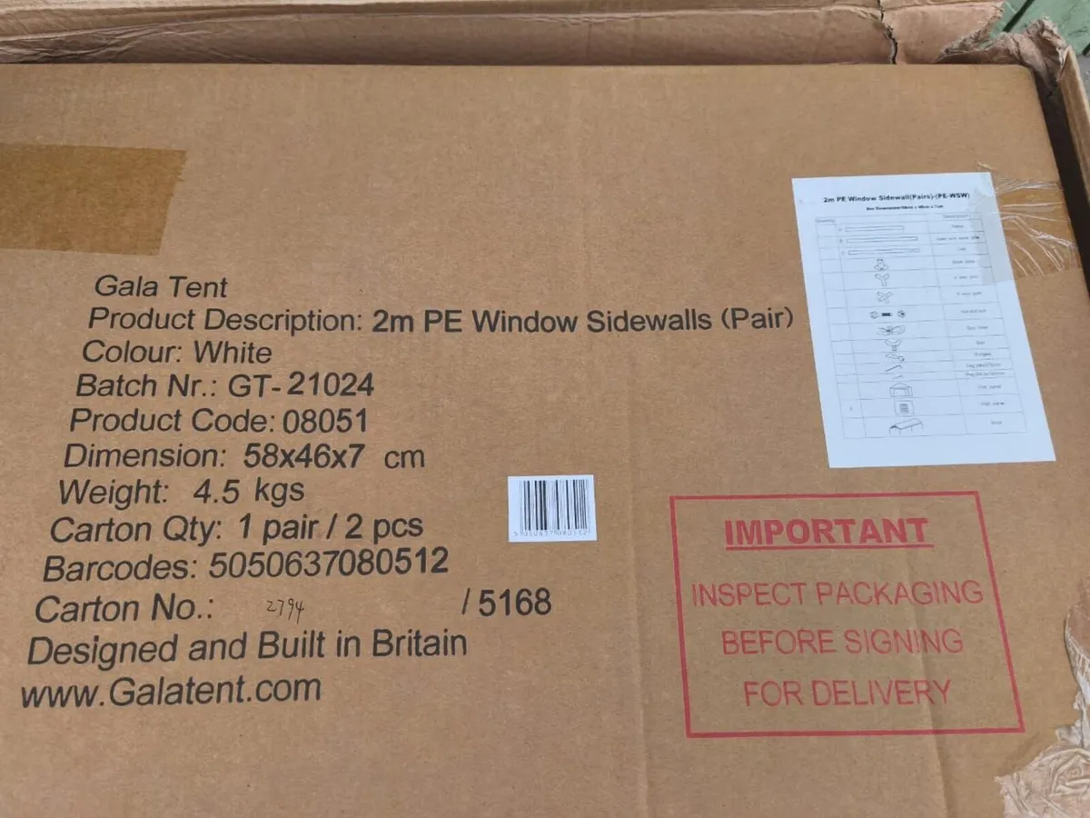 New 4 x6m Marquee with new marquee lining. - Image 3