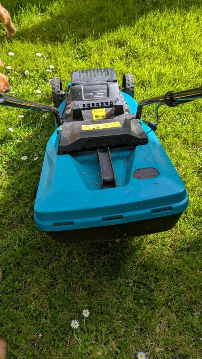 Cordless Lawn Mower + Grass Trimmer Set - Image 2