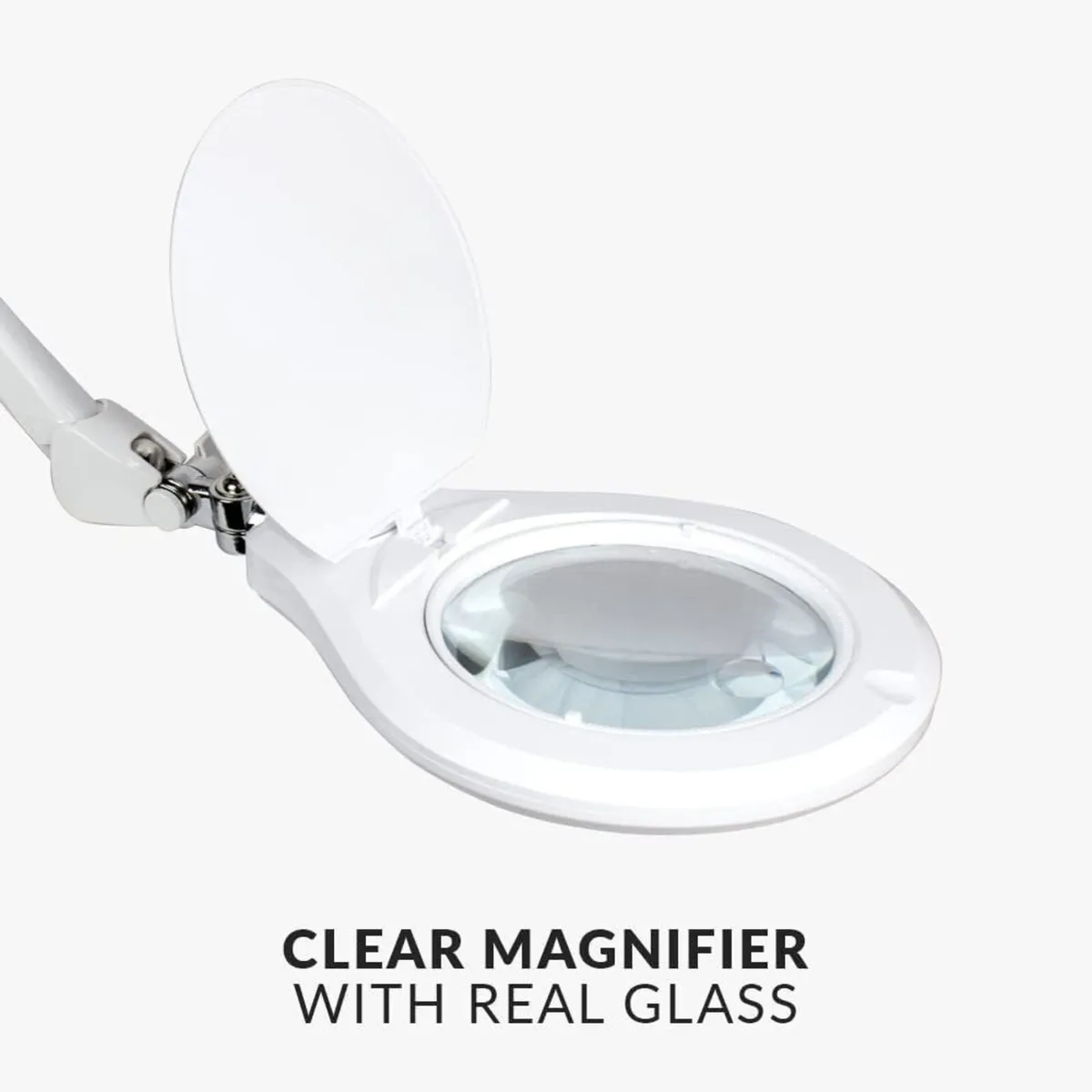 Elite Super LED Magnifying Lamp with Clamp – 15cm - Image 3