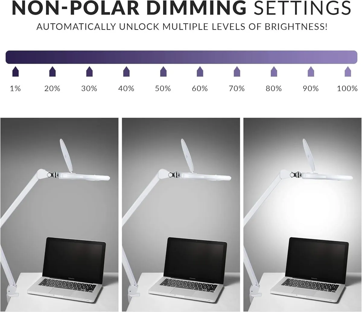 Elite Super LED Magnifying Lamp with Clamp – 15cm - Image 4