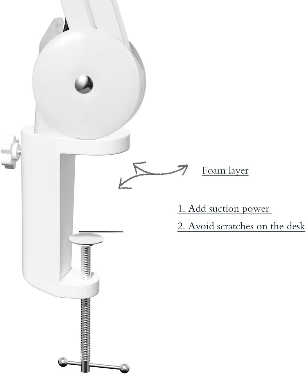 LED Magnifying Lamp Heavy-Duty Workplace Desk 125 - Image 4