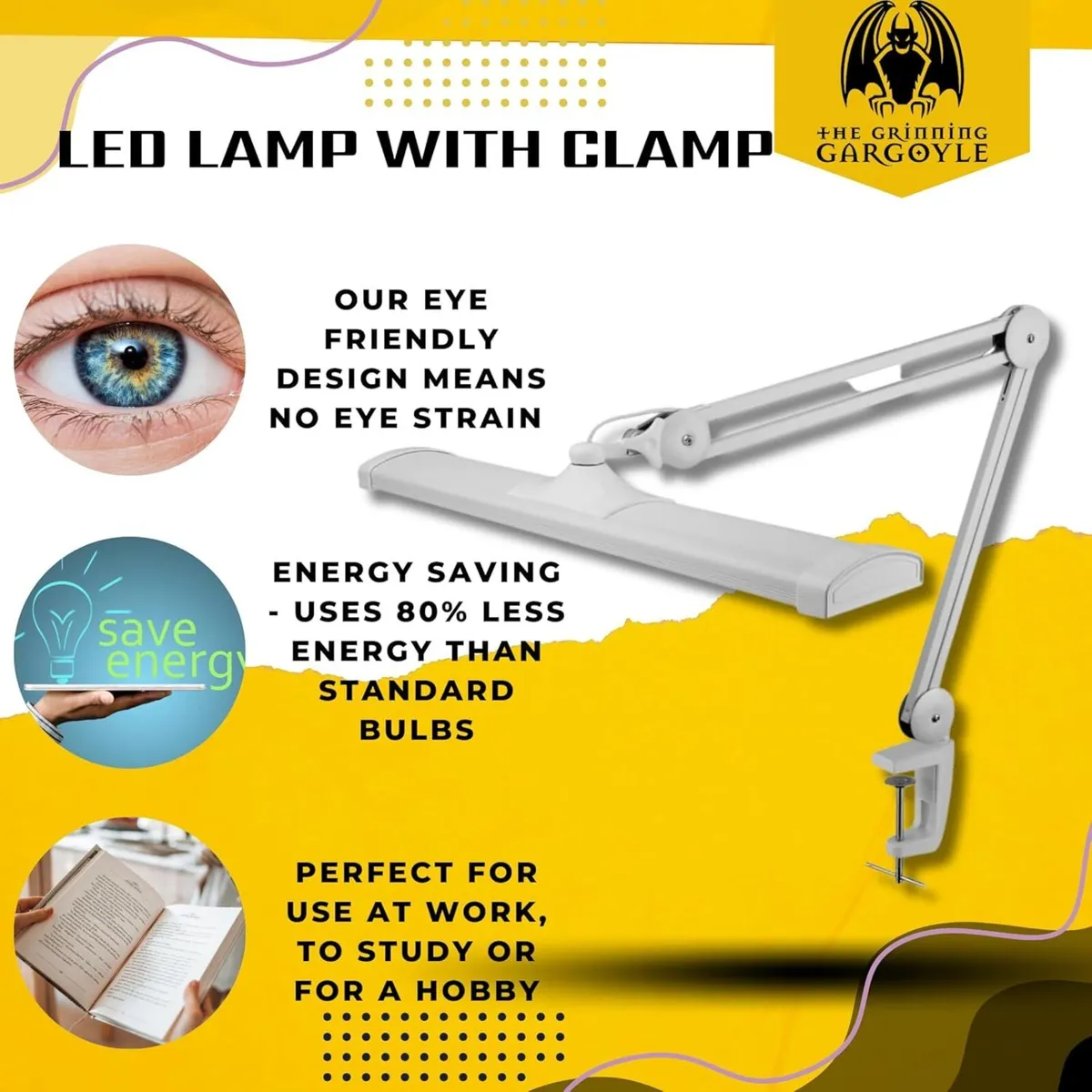 Grinning Gargoyle - LED Light for Desk Dimmer - Image 2