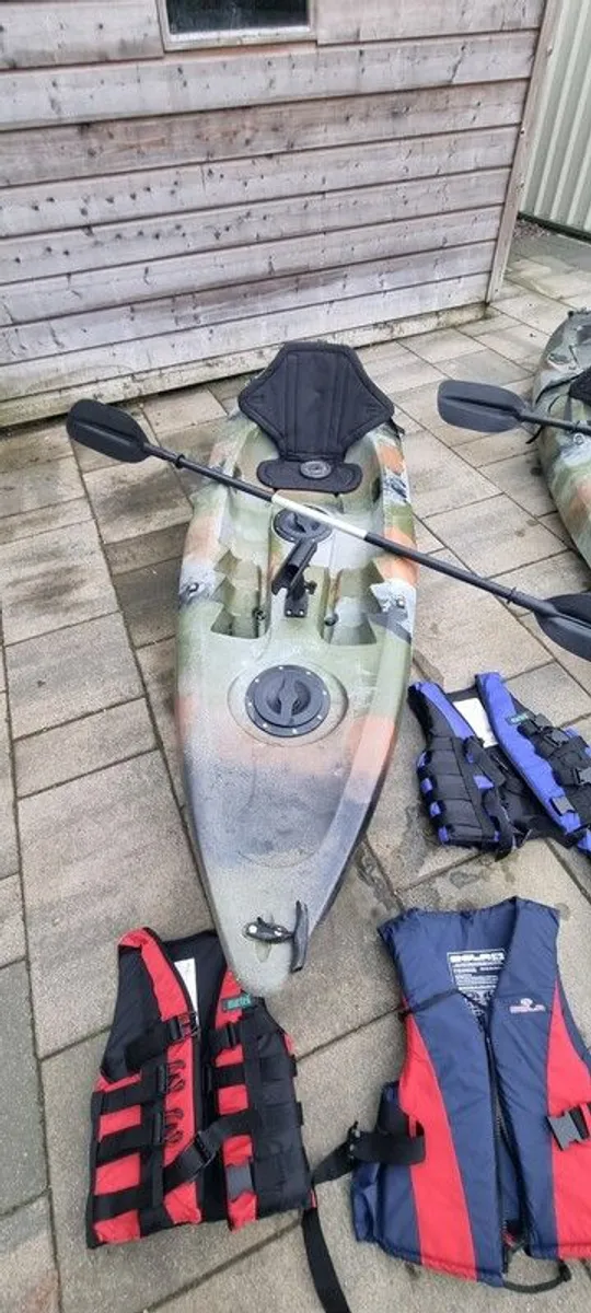 Kayaks x 2 + accessories - Image 1