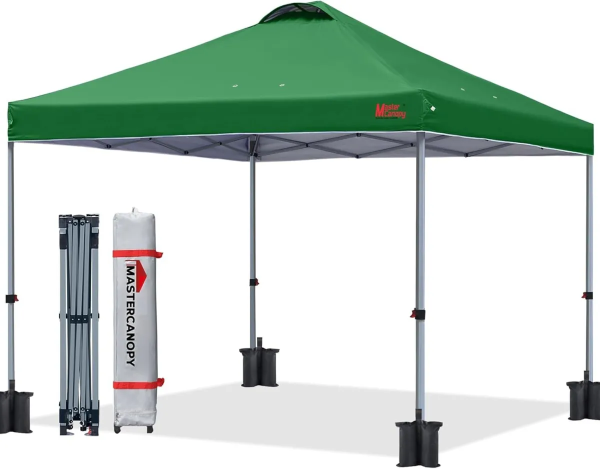 Durable Ez Pop-up Gazebo Tent with Roller Bag - Image 1