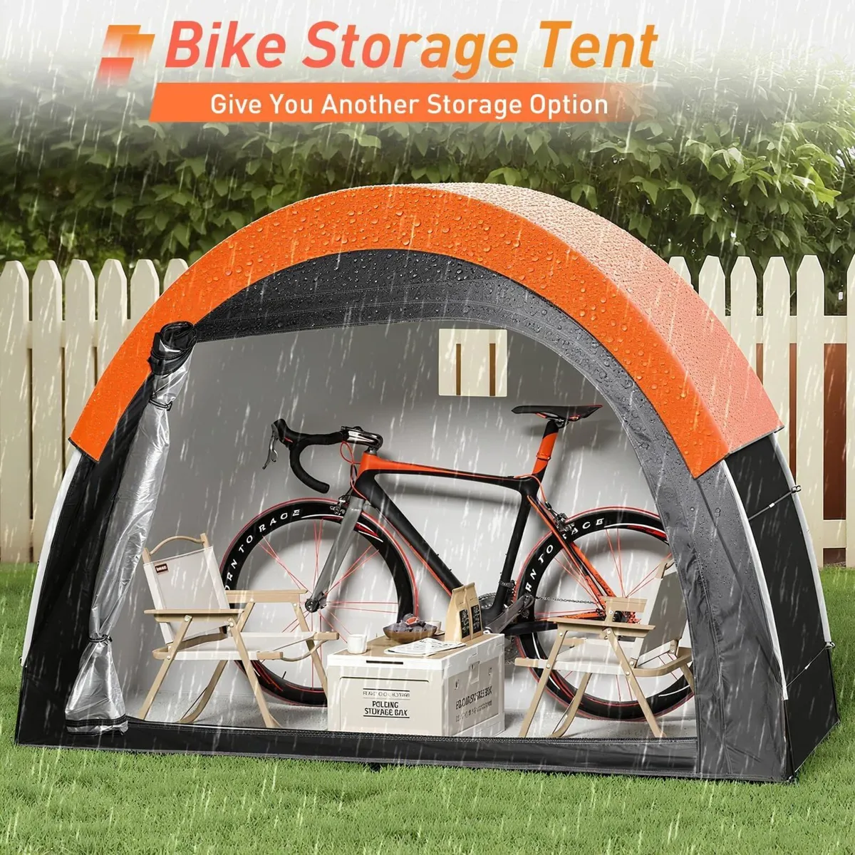 Upgraded Bike Tent with Rain Cover Portable - Image 2