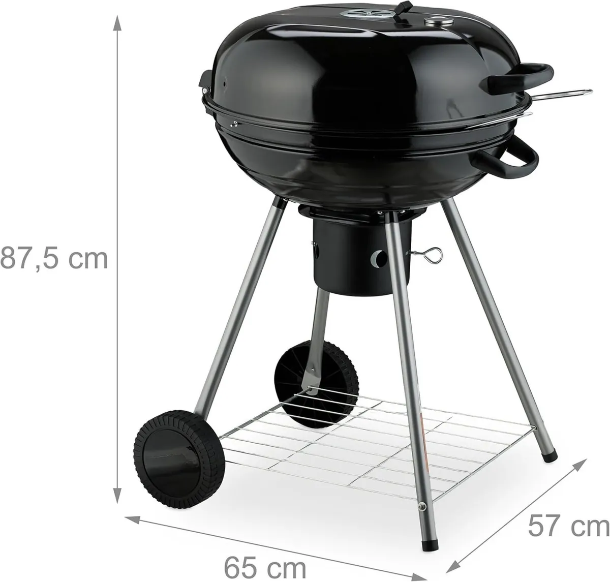 Kettle BBQ Grill Ø 53 cm 2 Cooking Grates - Image 3