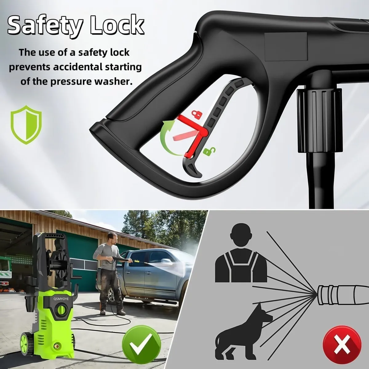 Pressure Washers 2200W 150Bar High-Pressure - Image 4