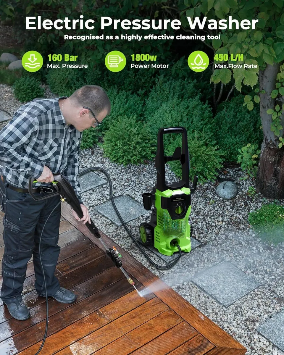Pressure Washers 450L/H Max 160Bar Electric Power - Image 2