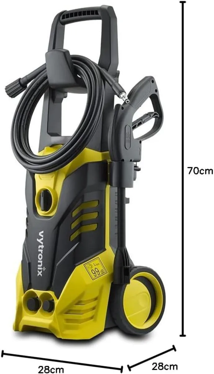 JETW1800 Powerful Electric Pressure Washer 1800W - Image 2