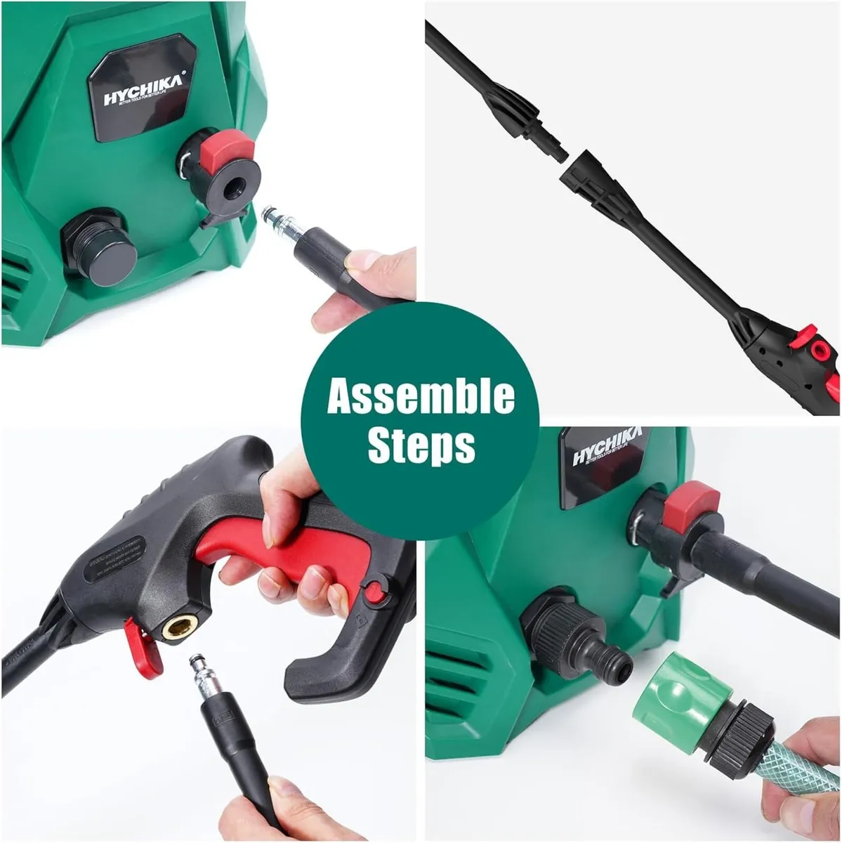 HYCHIKA Pressure Washers 1600PSI Power Washer - Image 4