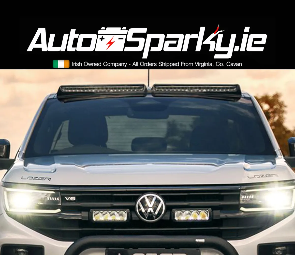 Lazerlamps Grille Kit & Roof Pod VW Amarok 2023+ - Image 1
