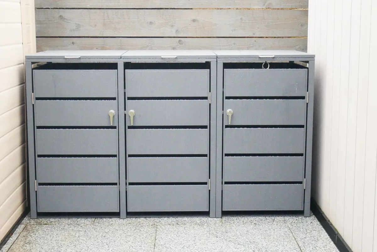 Steel Bin Cover - Wheelie Bins - Image 1