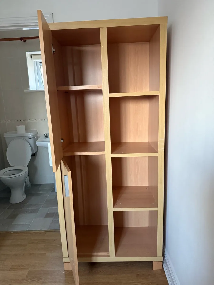 Storage Cabinet with Cupboard and Shelves - Image 2