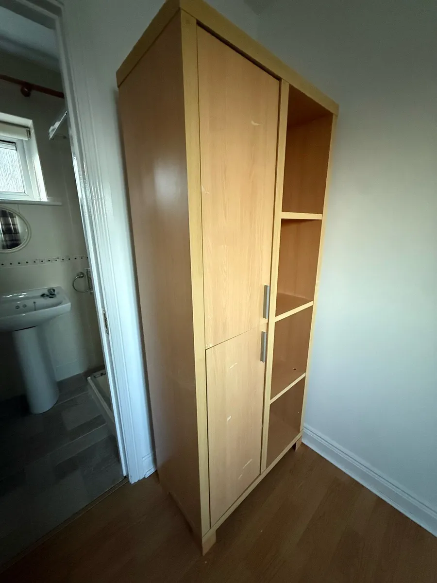 Storage Cabinet with Cupboard and Shelves - Image 3