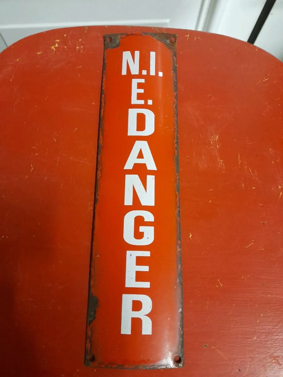 Enamel Sign - Image 1