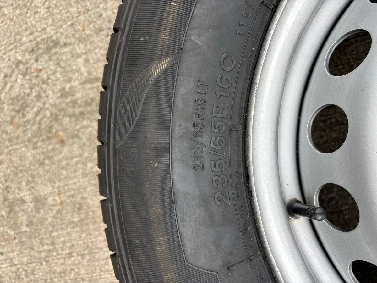New Van Wheel 235/65 R16C – Tyre + Steel Rim - Image 2