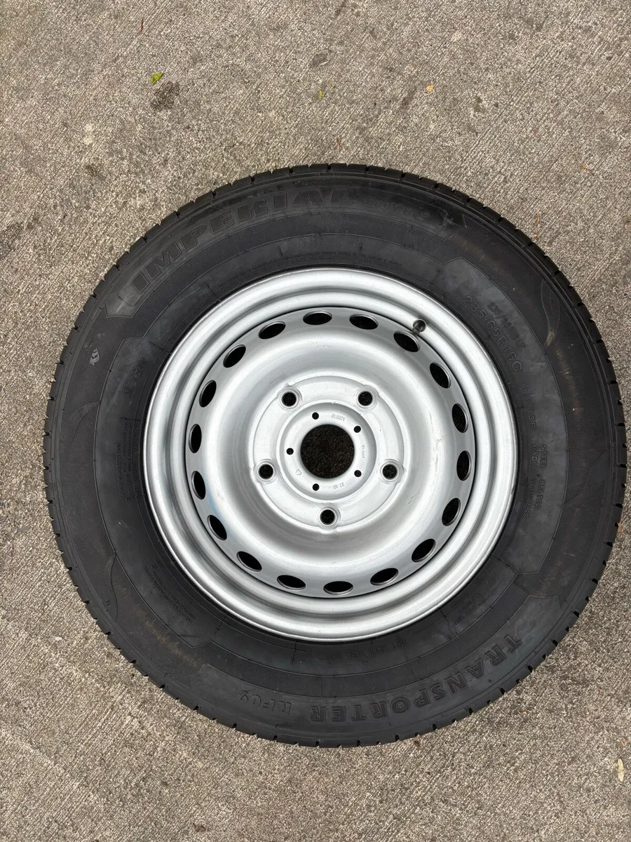 New Van Wheel 235/65 R16C – Tyre + Steel Rim - Image 1
