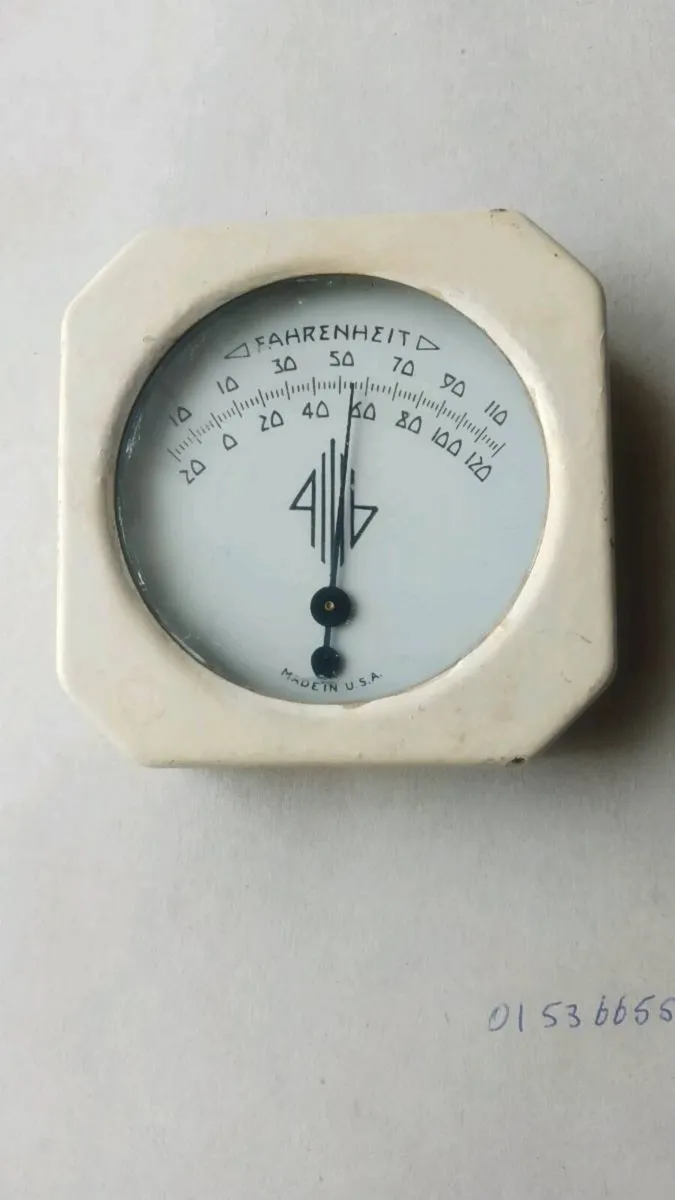 Antique Art Deco Fahrenheit dial