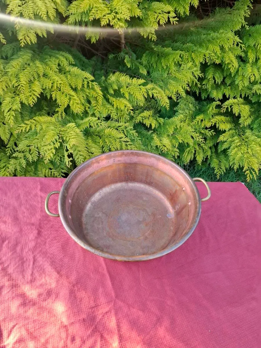 Copper pot for jam possible to post
