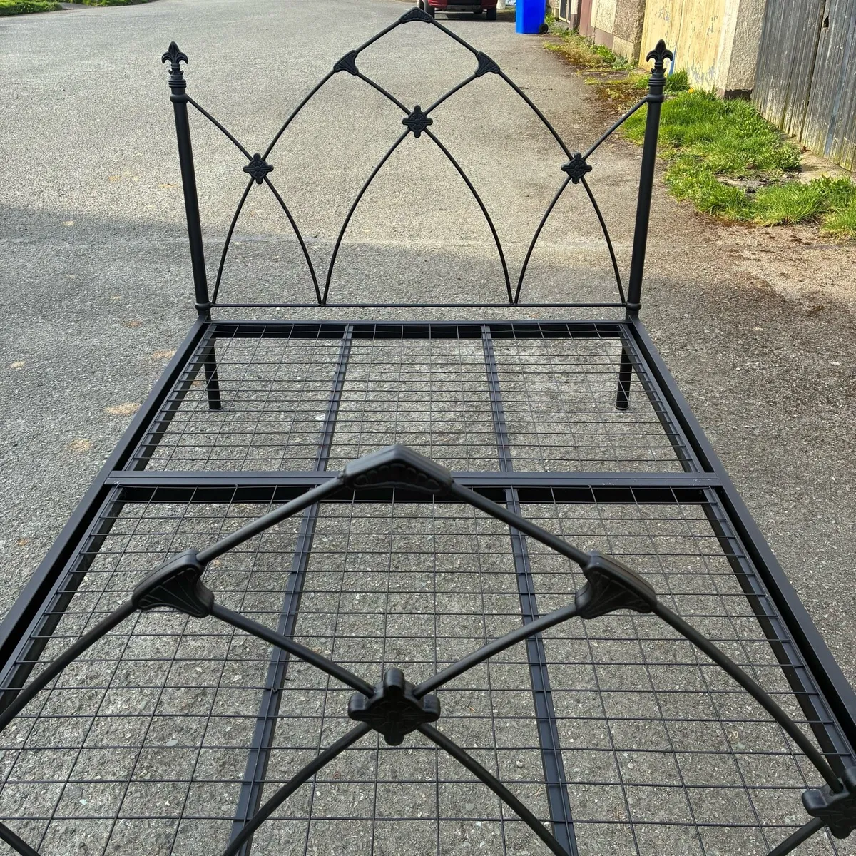 Black Double bed Frame - Image 4