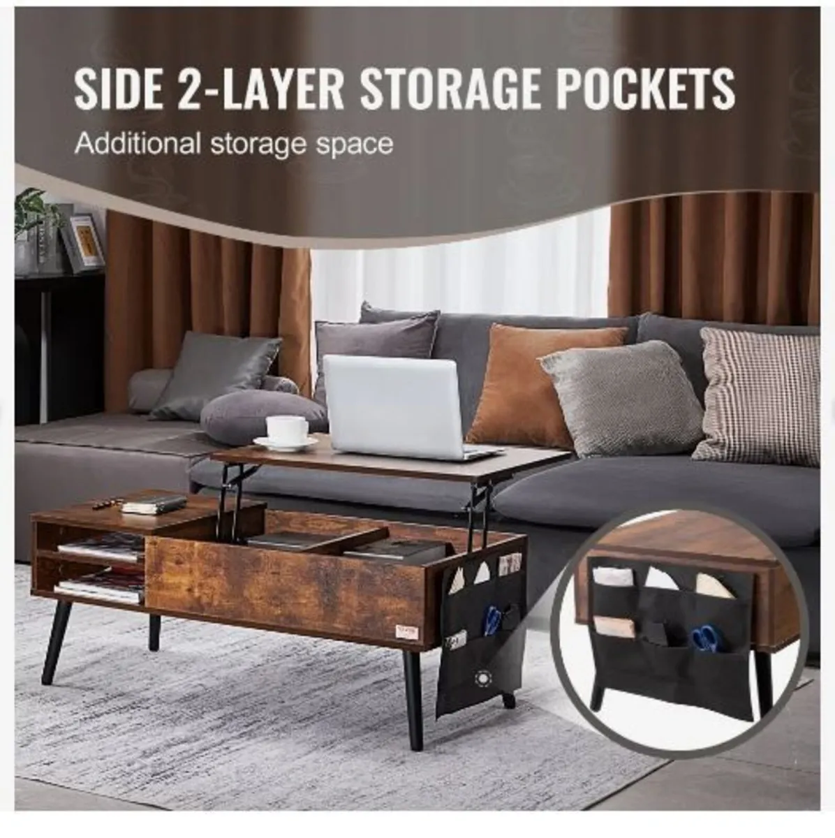 Lift Top Coffee Table - Image 4