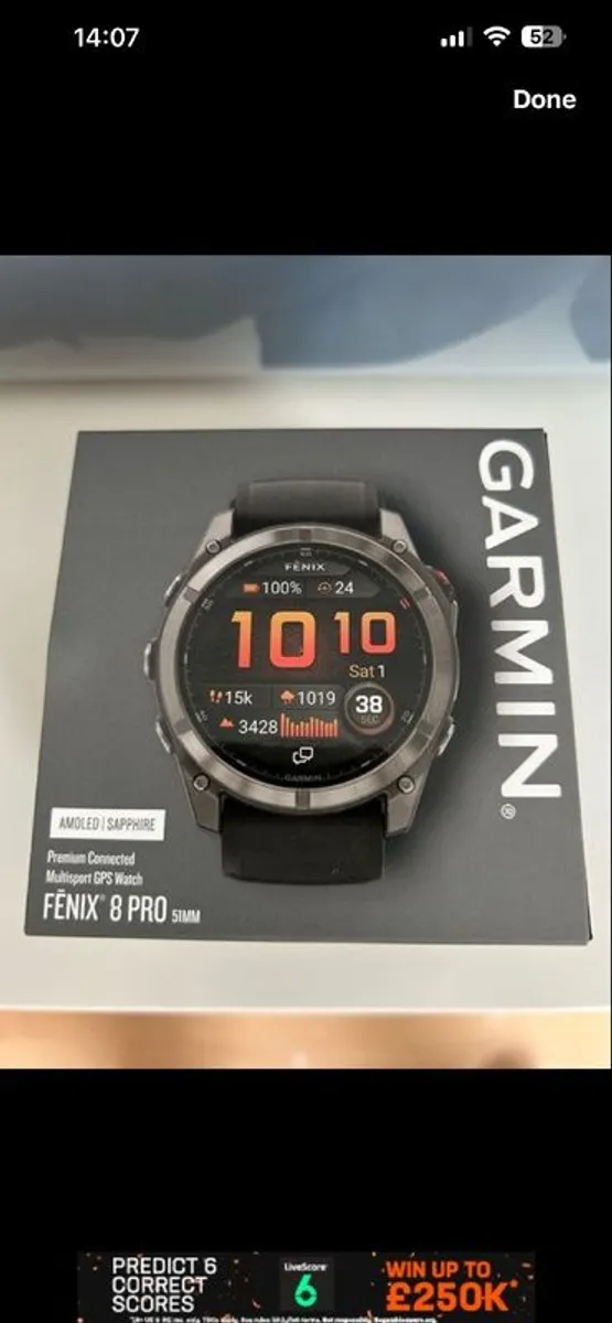 Garmin Fenix 8 Pro - Sapphire / Titanium - 51cm Brand New Sealed - Image 2
