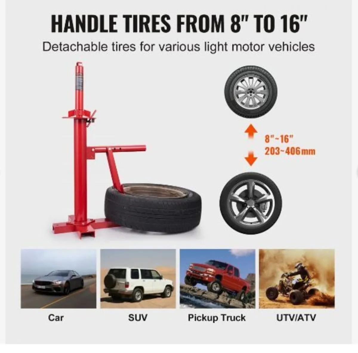 Portable Manual Tire Changer Bead Breaker Tool - Image 2