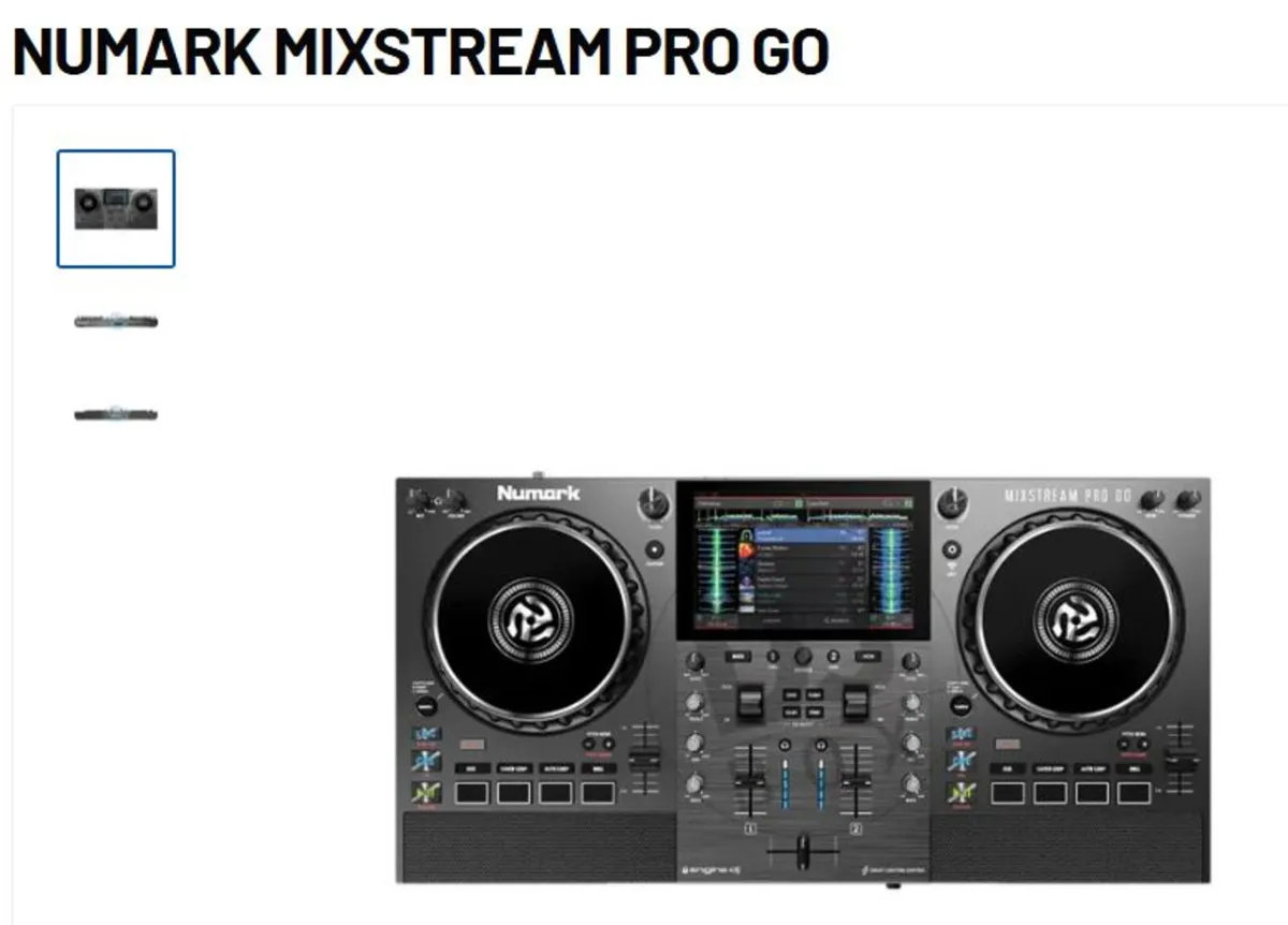 Numark Mixstream Pro GO Standalone DJ Controller