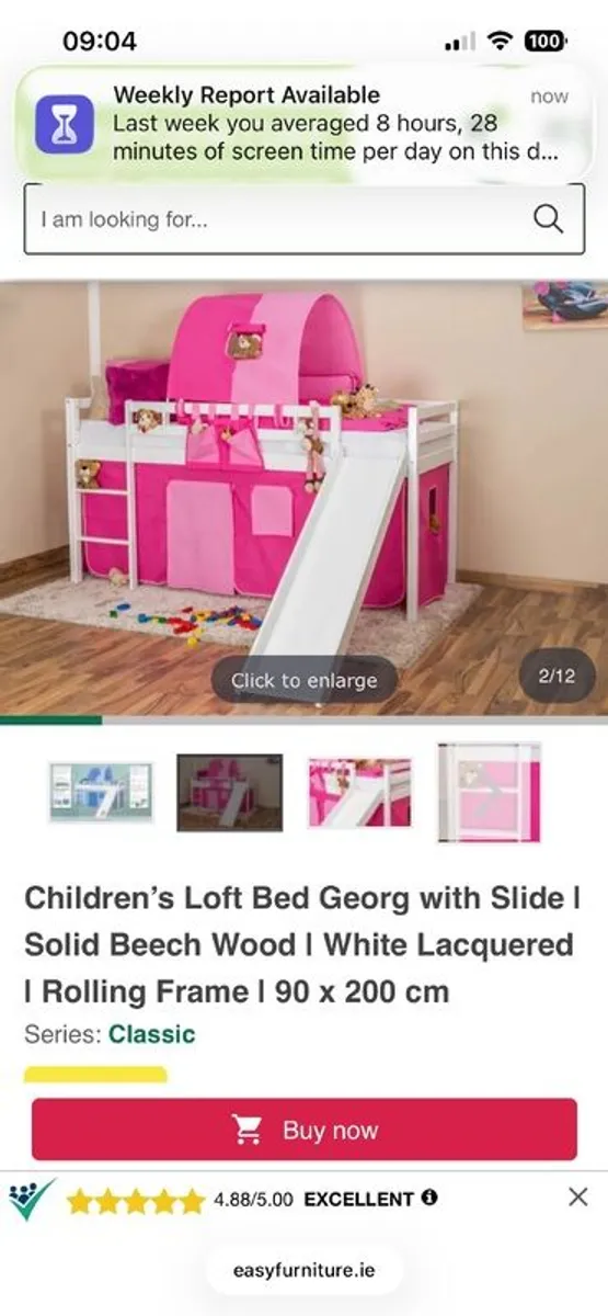 Mid sleeper with slide - Image 3