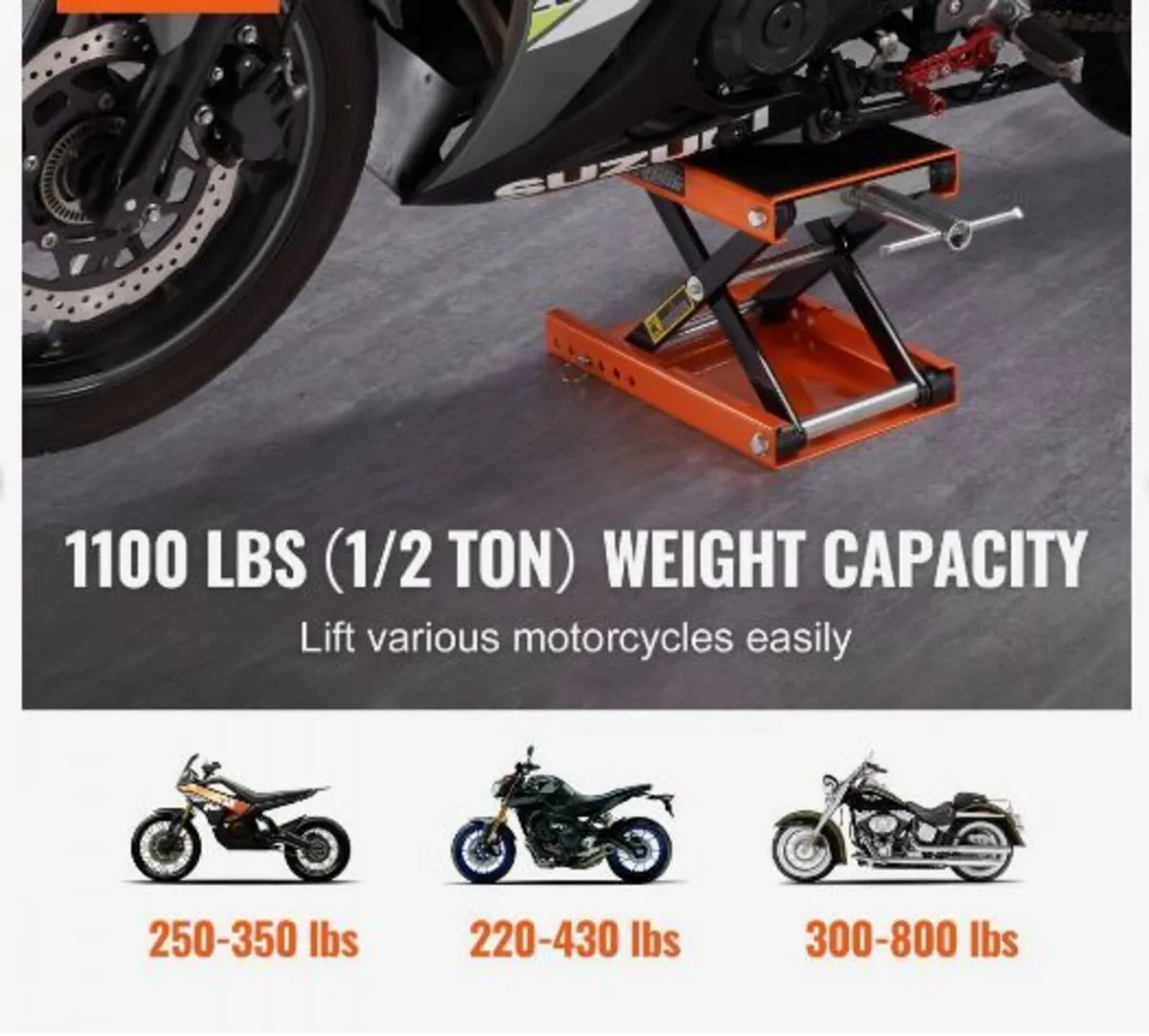 Motorcycle Scissor Jack Lift 499.5 kg - Image 4