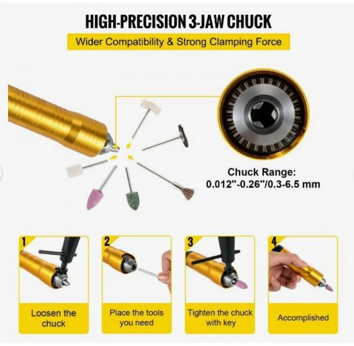 Flex Shaft Grinder 780W Rotary Tool - Image 4