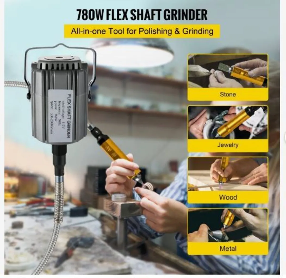 Flex Shaft Grinder 780W Rotary Tool - Image 2