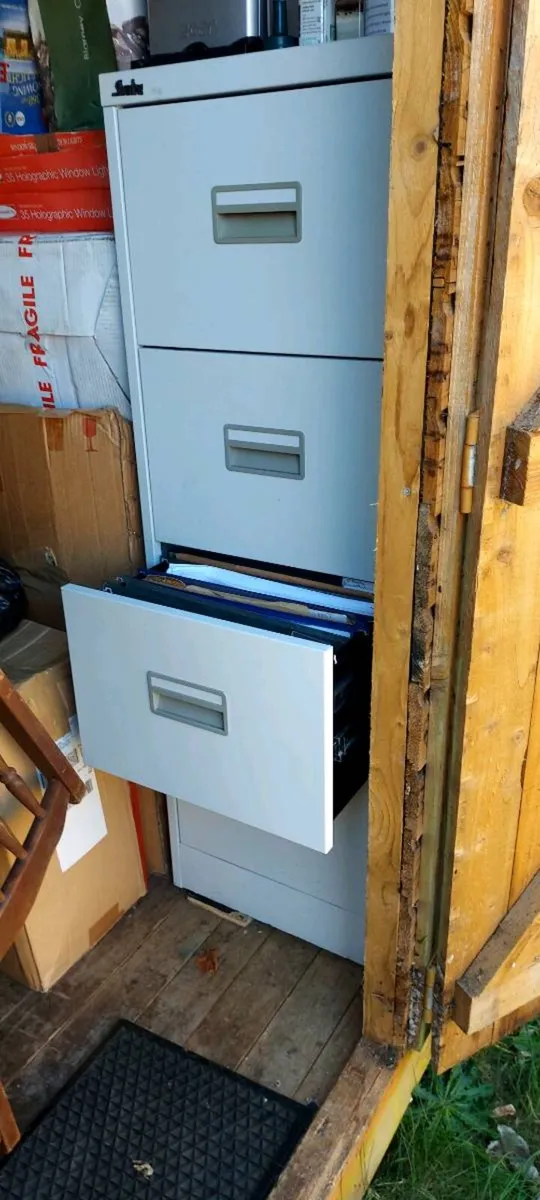 Silverline 4 Drawer Filing Cabinet - Image 1