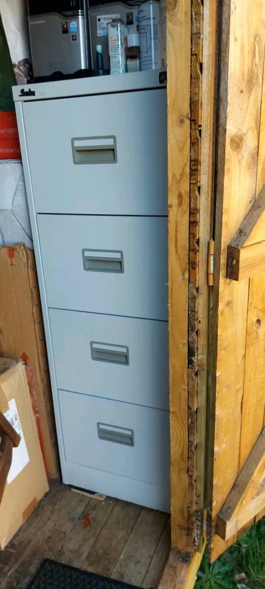 Silverline 4 Drawer Filing Cabinet - Image 4