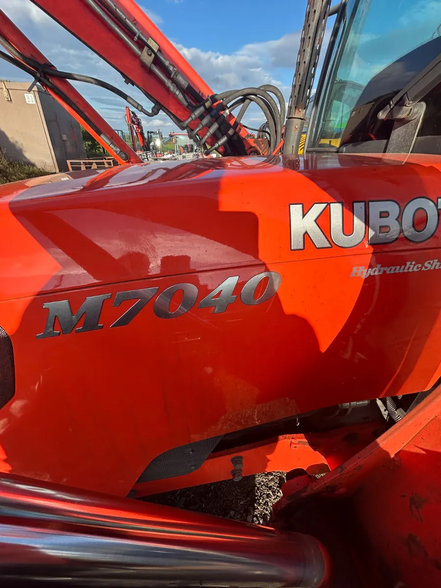 2011 Kubota M7040 tractor and loader - Image 2