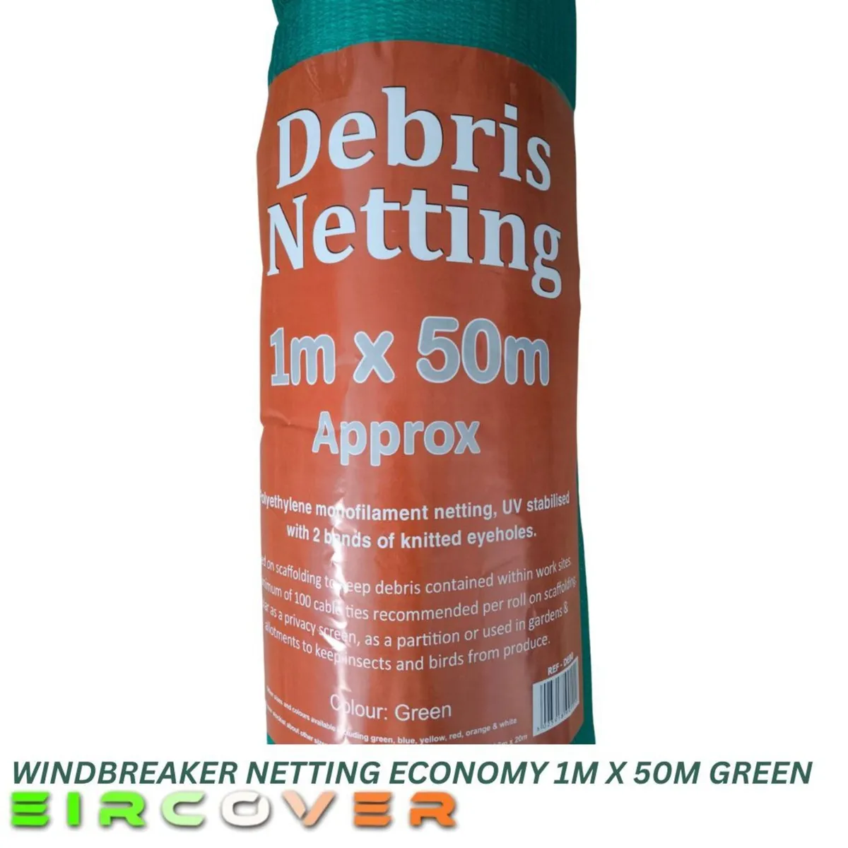 Windbreaker Netting Economy 50 Gsm Green  1m x 50m - Image 1