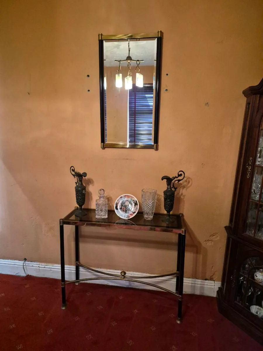 Console Table and matching Mirror - Image 3