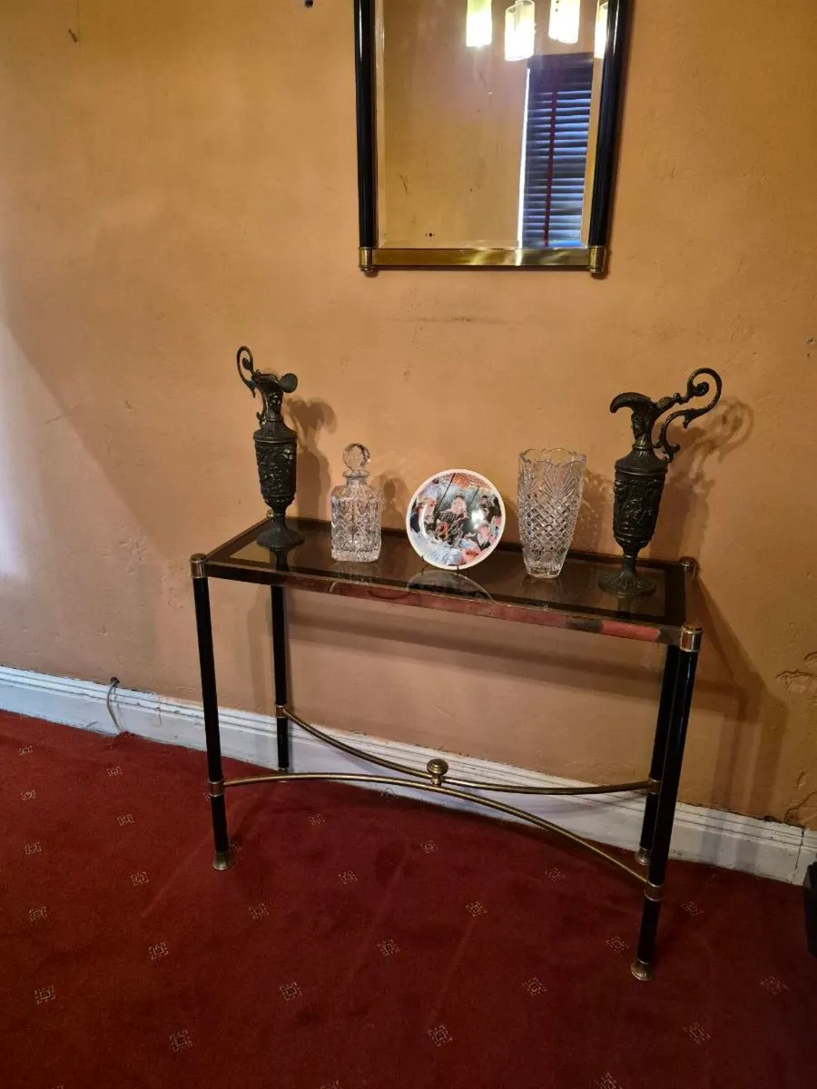 Console Table and matching Mirror - Image 4