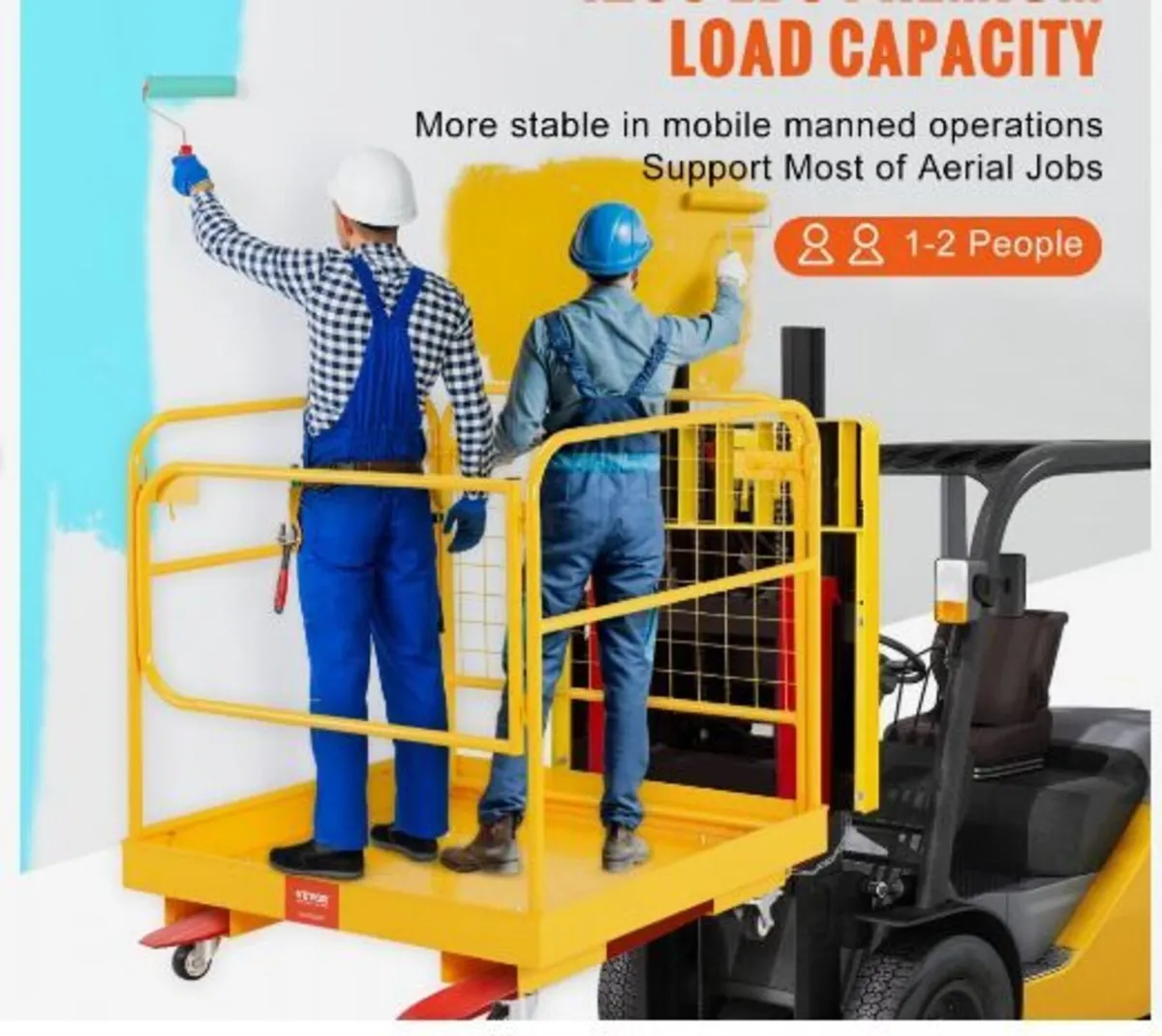 Forklift Safety Cage, 544.3 kg Load Capacity - Image 2