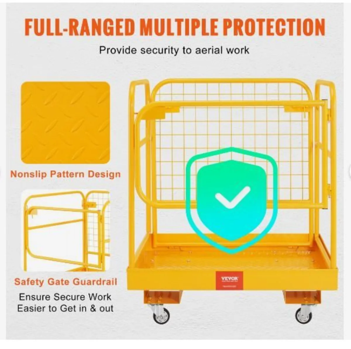 Forklift Safety Cage, 544.3 kg Load Capacity - Image 4
