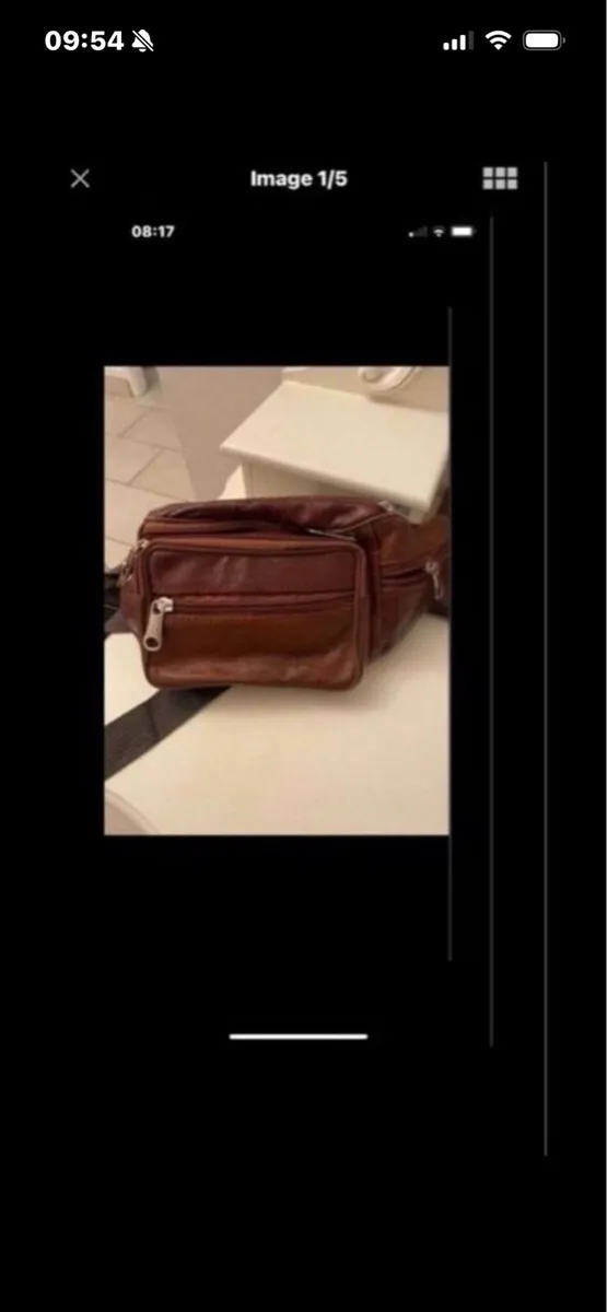 NEW-Leather Waist Bag - Image 1