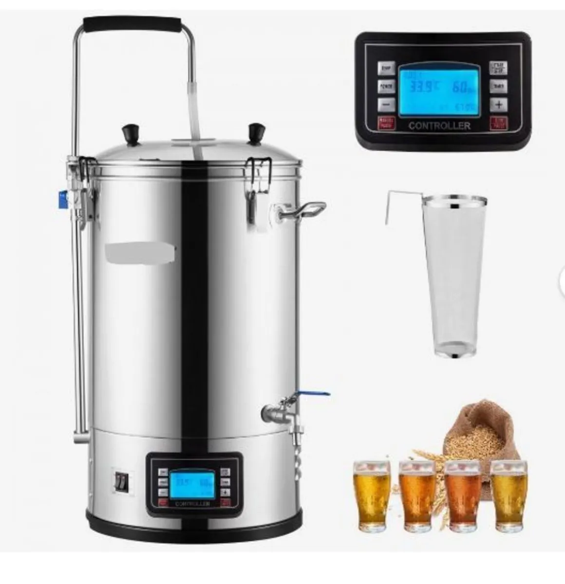 Electric Brewing System, 8 Gal/30 L, All-in-One - Image 1