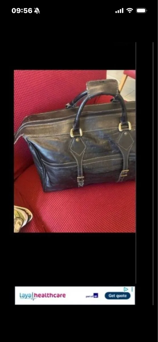 Large Leather Hold All - Image 2